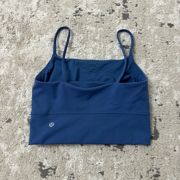 Lululemon Wunder Train Strappy Tank Top Size 4 in Pitch Blue - Picture 4 of 5